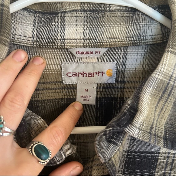 Carhartt Workwear Hubbard Flannel Long Sleeve Heavyweight Thick Medium - Picture 5 of 8